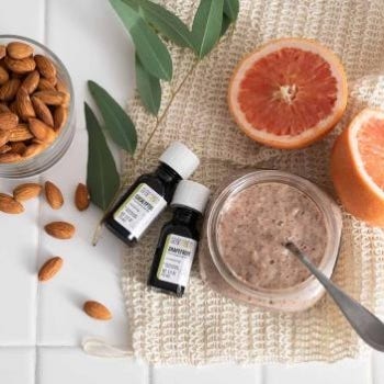 Shower Scrub with Eucalyptus Essential Oil