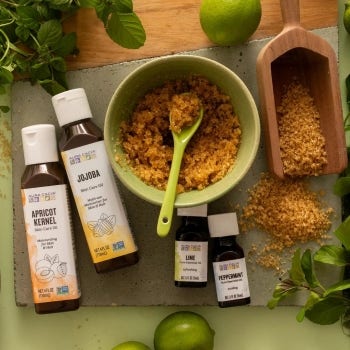 Mojito Body Scrub with Lime Essential Oil