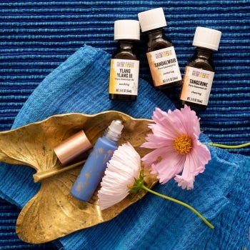 Tangerine, Ylang Ylang and Sandalwood Roll- On perfume