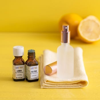 Air Freshening Spray with Tea Tree and Lemon Essential Oils