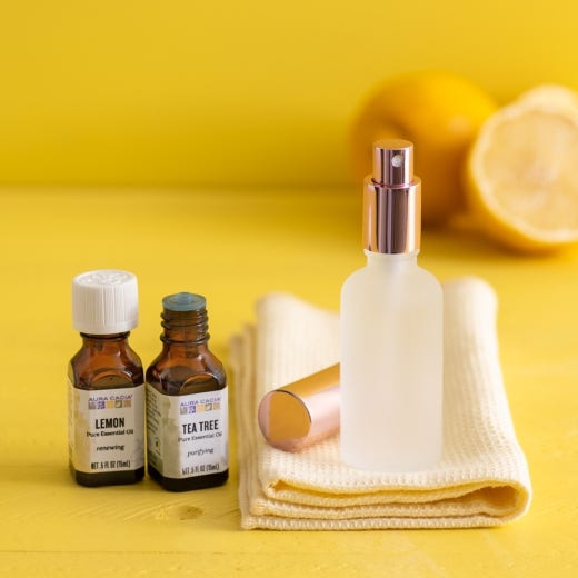 Air Freshening Spray with Tea Tree and Lemon Essential Oils Air Freshening Spray with Tea Tree and Lemon Essential Oils