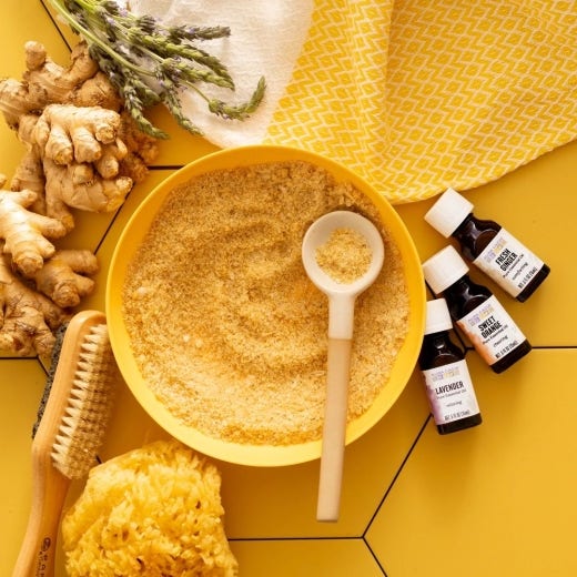 Foot Soak with Fresh Ginger Essential Oil